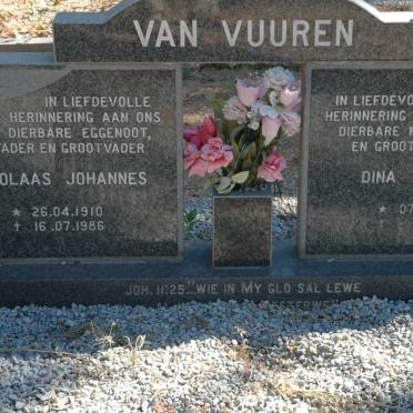 VUUREN Nicolaas Johannes, van 1910-1986 &amp; Dina Johanna 1911-