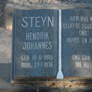 STEYN Hendrik Johannes 1895-1976