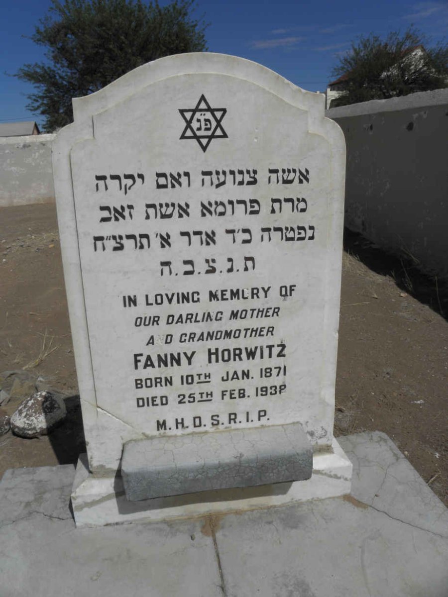 HORWITZ Fanny 1871-1938