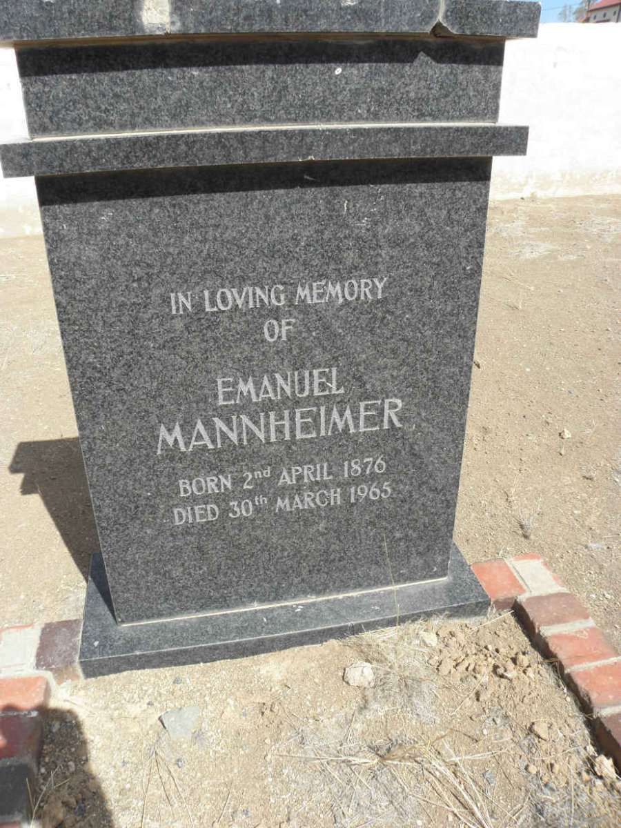 MANNHEIMER Emanuel 1876-1965