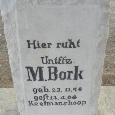 BORK M. 1878-1904