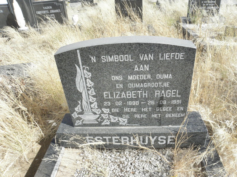 ESTERHUYSE Elizabeth Ragel 1898-1991