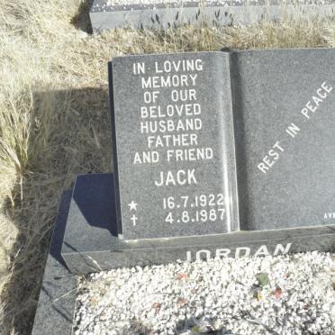 JORDAN Jack 1922-1987