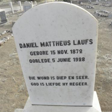 LAUFS Daniel Mattheus 1872-1928