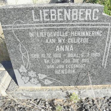 LIEBENBERG Anna 1910-1965