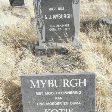 MYBURGH A.J. 1918-1972 &amp; Kotie 1926-1997