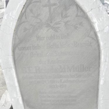 MULLER S.M. Reinhold 1893-1911