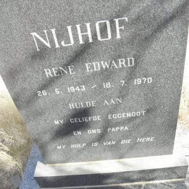 NIJHOF Rene Edward 1943-1970