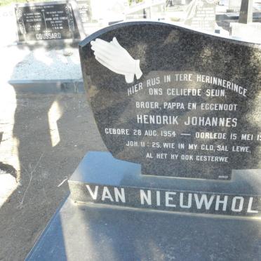 NIEUWHOLTZ Hendrik Johannes, van 1954-1980