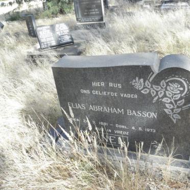 NEL Elias Abraham Basson 1891-1973