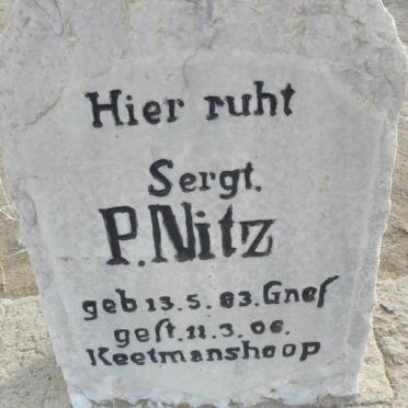 NITZ P. 1883-1906