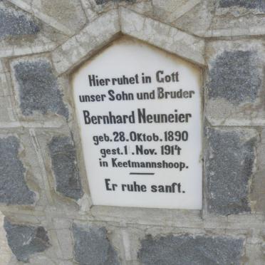 NEUNEIER Bernard 1890-1914