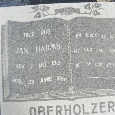 OBERHOLZER Jan Harms 1919-1960