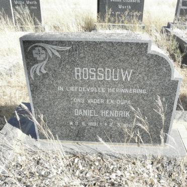 ROSSOUW Daniel Hendrik 1891-1967