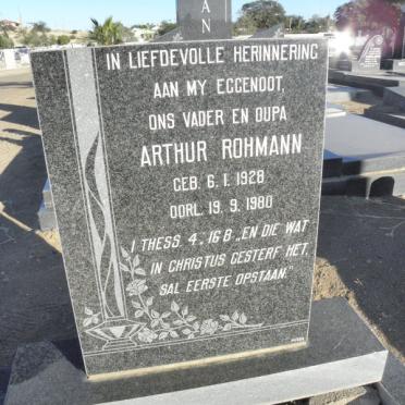 ROHMANN Arthur 1928-1980