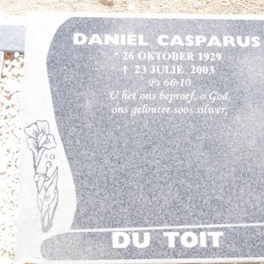 TOIT Daniel Casparus, du 1929-2003