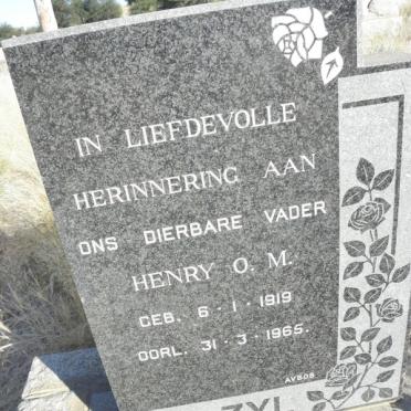 ZYL Henry O.M., van 1919-1965