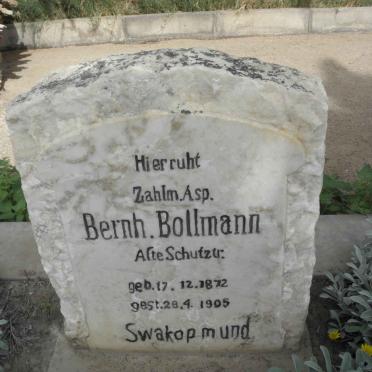 BOLLMANN Bernh. 1872-1905