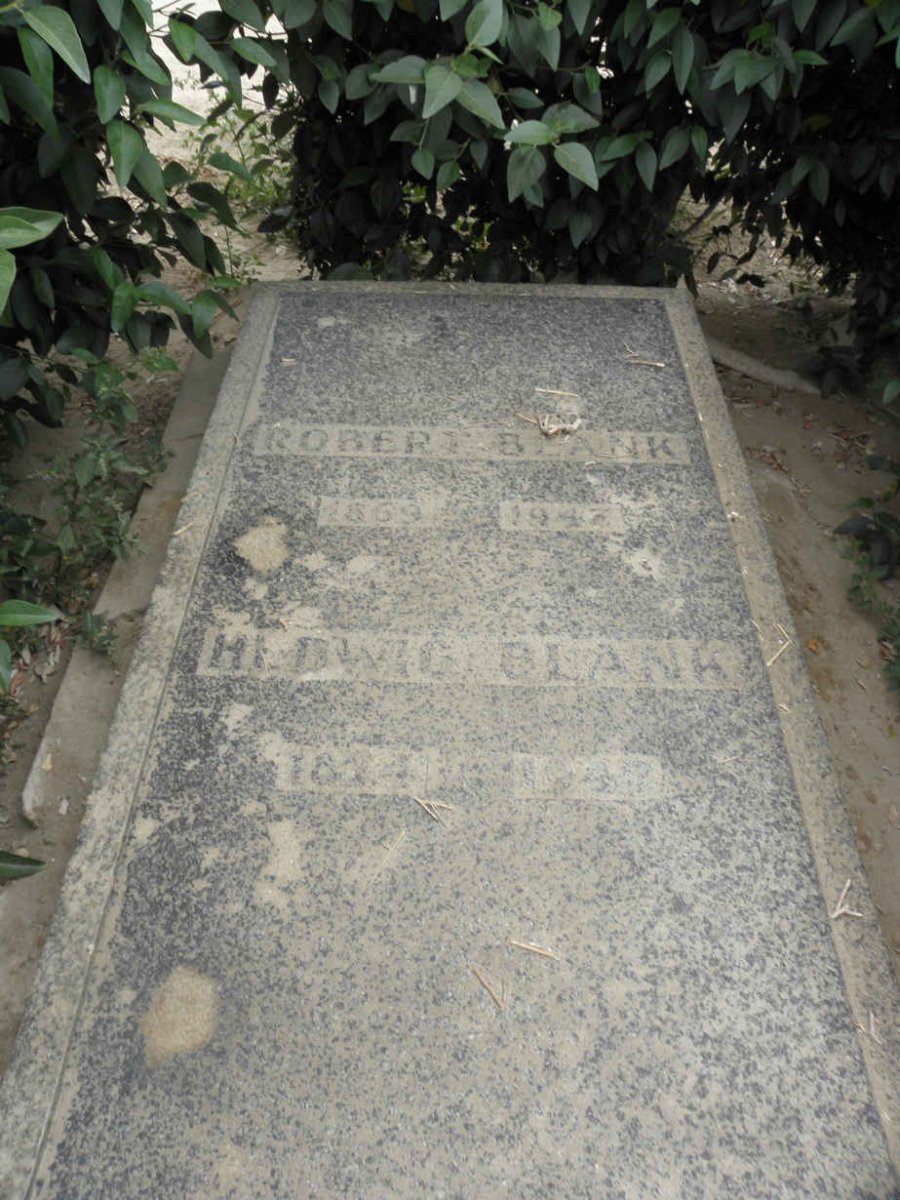 BLANK Robert 1869-1943 & Hedwig 1874-1947