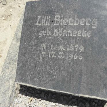 BIERBERG Lilli nee KÖNNECKE 1879-1966