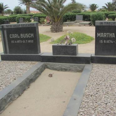 BUSCH Carl 1873-1952 &amp; Martha 1874-1966