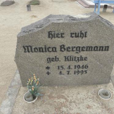 BERGEMANN Monica nee KLITZKE 1946-1995