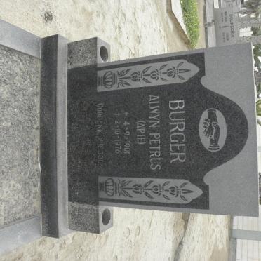 BURGER Alwyn Petrus 1901-1976