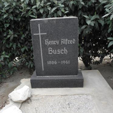 BUSCH Henry Alfred 1886-1961