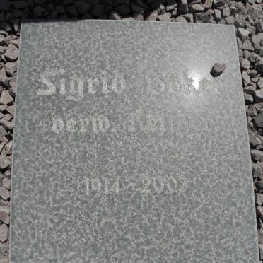 BÜKER Sigrid formerly KELLNER 1914-2003