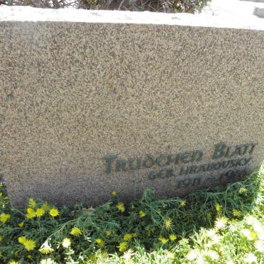 BLATT Trudchen nee HRABOUSKY 1911-1976