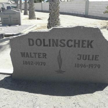DOLINSCHEK Walter 1892-1979 &amp; Julie 1896-1979