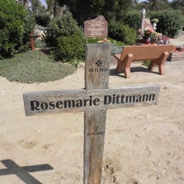 DITTMANN Rosemarie 1923-2007
