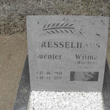 DRESSELHAUS Guenter 1935-2011 &amp; Wilma ROESENER