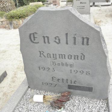 ENSLIN Raymond 1923-1998 &amp; Lettie 1927-