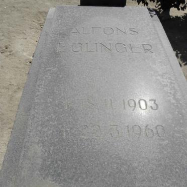 EGLINGER Alfons 1903-1960