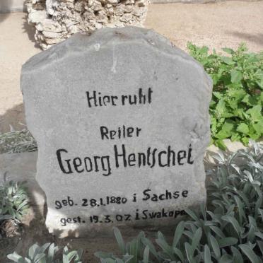HENTSCHEL Georg 1880-1902