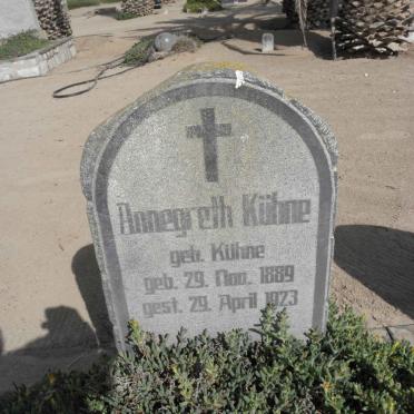 KÜHNE Annegreth nee KÜHNE 1889-1923