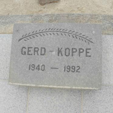 KOPPE Gerd 1940-1992