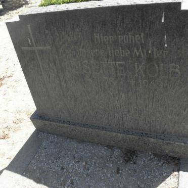 KOLB Lisette 1878-1968