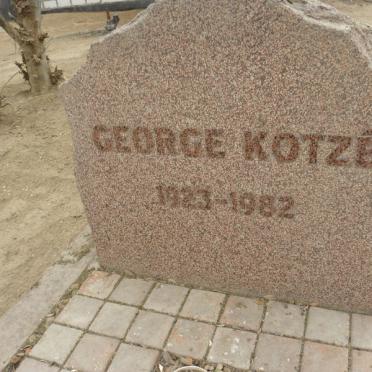 KOTZÉ George 1923-1982