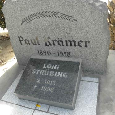 KRÄMER Paul 1890-1958 :: STRÜBING Loni 1913-1998