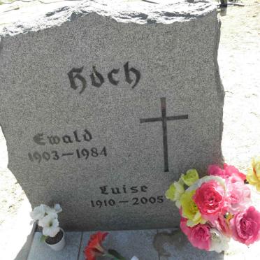 KOCH Ewald 1903-1984 &amp; Luise 1910-2005