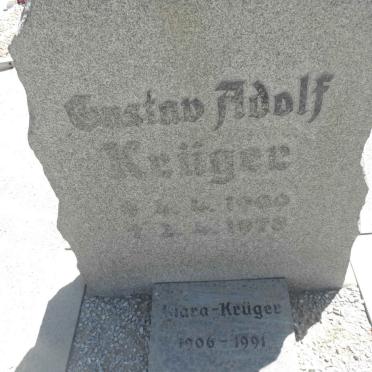 KRÜGER Gustav Adolf 1899-1978 &amp; Klara 1906-1991