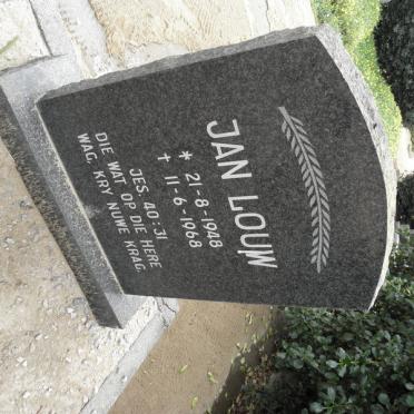 LOUW Jan 1948-1968