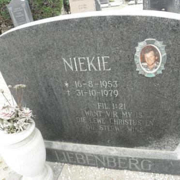LIEBENBERG Niekie 1953-1979