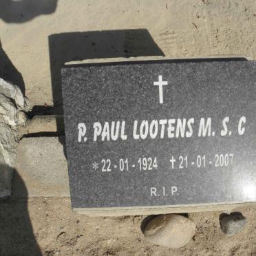 LOOTENS P. Paul 1924-2007