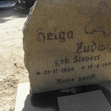 LUDWIG Helga nee SIEBERT 1928-1989