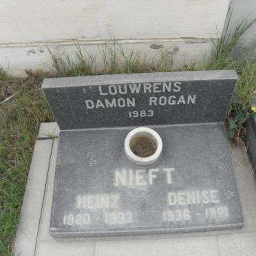 LOUWRENS Damon Rogan -1983 :: NIEFT Heinz 1920-1993 &amp; Denise 1936-1991