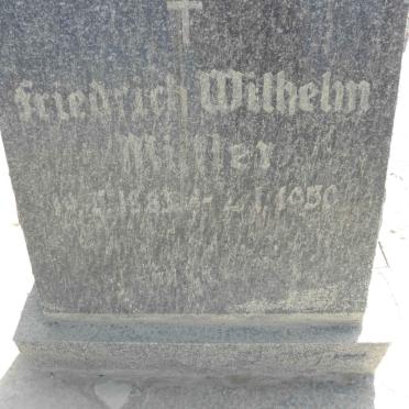 MÜLLER Friedrich Wilhelm 1883-1950 &amp; Anna Christina 1885-1957
