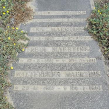 MAERTINS Walter 1873-1924 &amp; Anni 1867-1951 :: MAERTINS Fredi 1911-1911 :: MAERTINS Walterghen 1912-1914